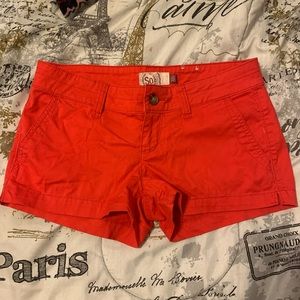 Orange/Bright Red Shorts!